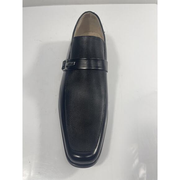 Stacy Adams Beau Shoes Mens Size 12 Black Slip On Monk Strap Dress New Box main image 9